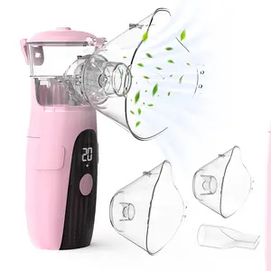 Handheld Smart Nebulizer: USB-powered,Portable Nebulizer with Self-Cleaning Mode, Rechargeable Nebulizer, quiet operation, easy to use and maintain