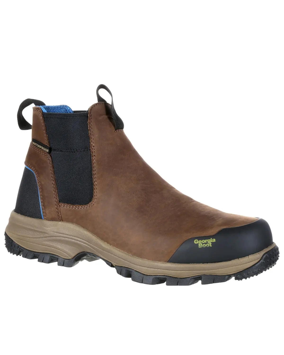 Georgia Boot Men's Men'S Blue Collar Waterproof Work Romeo Soft Toe - Gb00106