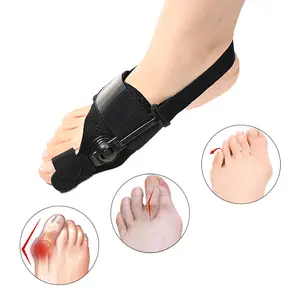 Toe splitter orthotic device with adjustable support for foot bone alignment and pain relief