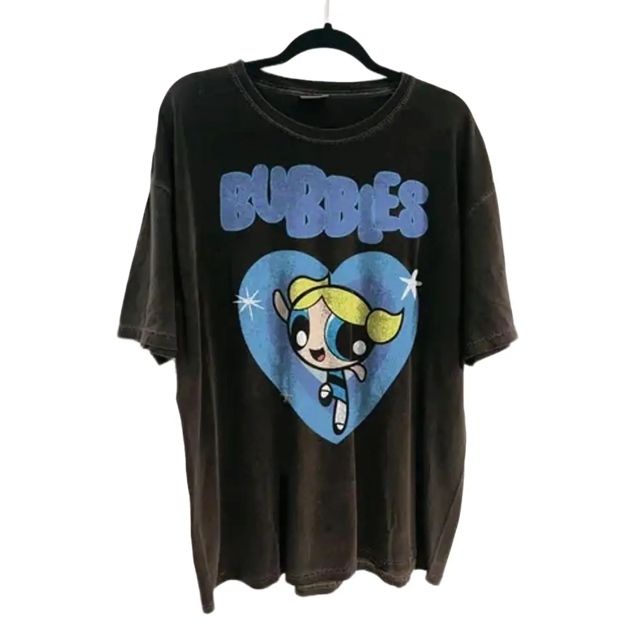 Vintage Bubbles Powerpuff Girl Tee - Retro Y2K Aesthetic T-Shirt, Cute 90s Cartoon Graphic Top, Soft Girl Coquette Style Gift