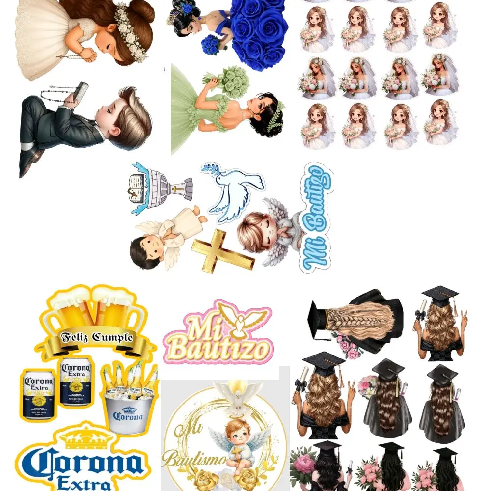 SPECIAL !!! 7 ojas de Topper Images Bundle SPECIAL !!! 7 ojas de Topper Images Bundle