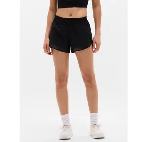 Mesh Racer Run Mid Rise 4" Short