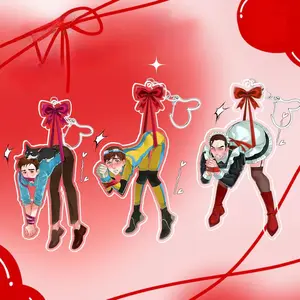 Dispatch Game Z-Team Water Boy Robert Flambae Acrylic Keychain, Dispatch Keychains, Kawaii Keyrings Birthday Gifts – Cute Acrylic Keychain Charms, Perfect Gift for Fans & Collectors