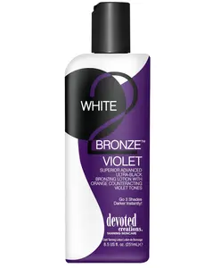 Devoted Creations WHITE 2 BRONZE VIOLET Black Bronzer - 8.5 oz.