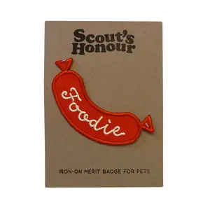 Foodie Iron-On Merit Badge for Pets