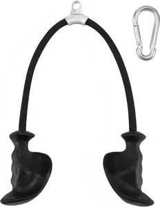 Tricep Rope  Tricep Pull Down Attachment 36In - Rope Attachment for  Machine Pulley System Gym  Triceps Rope  Attachment Workout Equipment