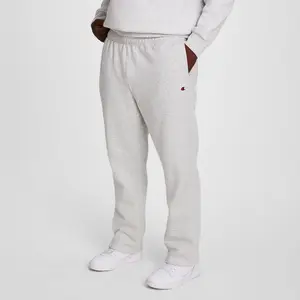Champion Powerblend Sweatpants, Open Hem, C Logo Champion Powerblend Sweatpants, Open Hem, C Logo