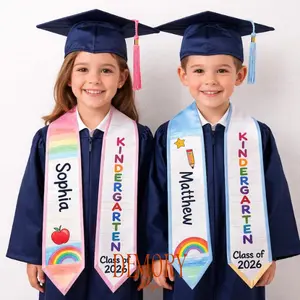 Kindergarten Graduation Stole 2026, Personalized Name School Stole, Custom Kids Graduation Sash, Preschool Grad Gift