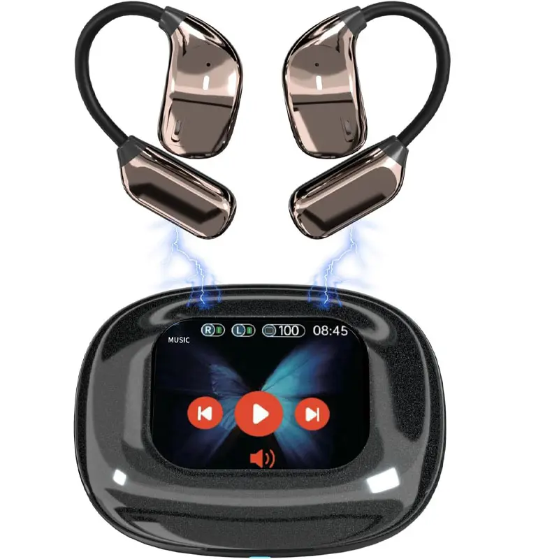 Wireless Earbuds Bluetooth Headphones, 50H Playtime with Mic, LED Digital Display Charging Case, IPX7 Waterproof, Deep Bass Stereo for iPhone/Android – Suitable for 169 translation languages, no subscription required,tiktokshopcreatorpicks