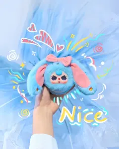 QIQI-Vanity Mirror series Mystery Boxes Bag Pendant Bunny Plush Dolls Soft Collectibles