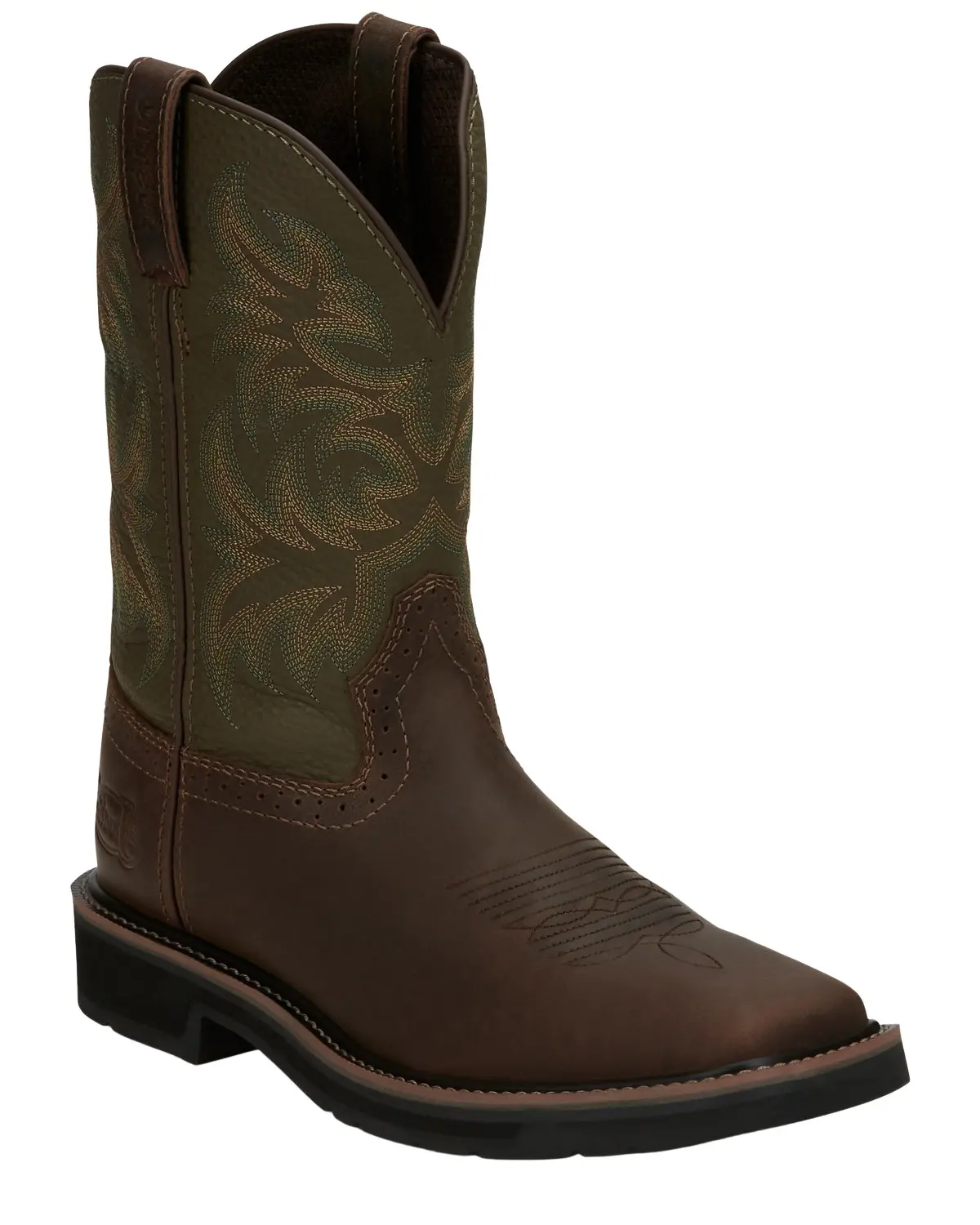 Justin Men's Men'S Driller Western Work Boot Soft Toe - Se4687