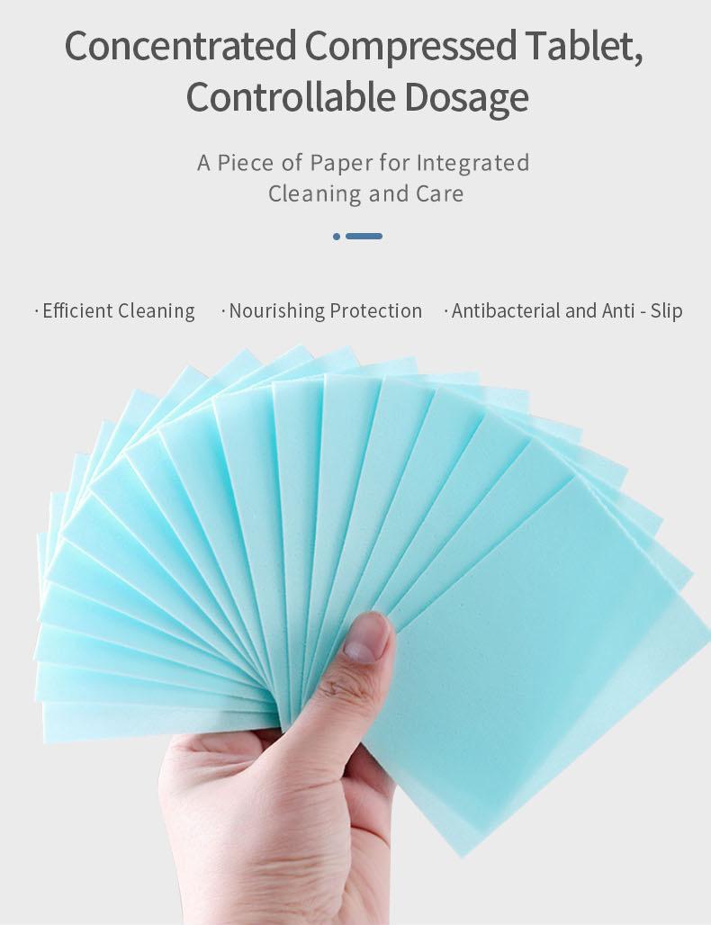 Floor Cleaning Tablets, Household Multi-Purpose Cleaner for Hardwood, Laminate, Tile & RV Walls, Antibacterial Deodorization Maintenance Cleaning Products