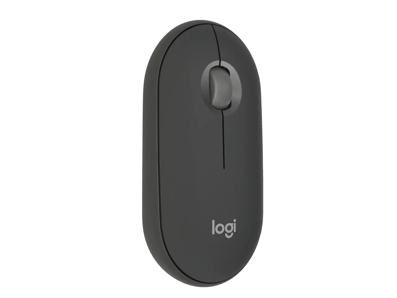 Logitech Pebble 2 M350s Mouse, Slim, compact Bluetooth® Wireless, customizable button, Multi-device pairing, Black