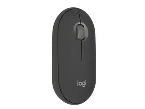 Logitech Pebble 2 M350s Mouse, Slim, compact Bluetooth® Wireless, customizable button, Multi-device pairing, Black