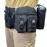 Outdoor Detachable Waist Bag, Hiking Accessories, Multi-Functional Durable Accessory Pouch, Expandable Water Bottle Belt Pack, Radio Bag, Sporty Nylon Tool Bag
