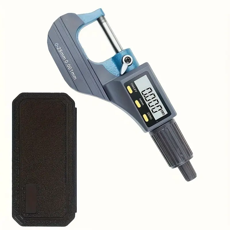 High Precision Digital Micrometer – Measuring Range 0-25mm, Resolution 0.001mm, for Precision Workpiece Measurement