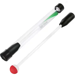 Rib Stick,Golf  Swing Aid,Golf  Aid,Chipping  Aid,Golf Alignment Sticks,Rotation and Golf Wrist Hinge Trainer Fits Mens, Womens,/Junior Clubs,White