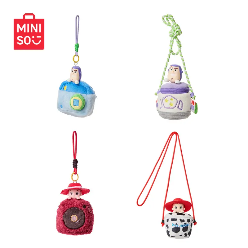 MINISO Toy Story Series Jessie Figure Casual High-Capacity Adventure Messenger Bag, Retro Trendy Spacious Crossbody Bag for Daily Outings, Cute Cartoon Gift for Toy Story Lovers, Shoulder Bag
