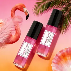 Flamingo Pheromone Elegant Fragrance - Pink Perfume Oil for Women Alcohol-Free Perfume, 10ML Long Lasting Fresh Scent, Oriental Fruity and Floral Notes