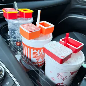 Saucey Dipping Sauce Holder for ChickfilA, Whataburger, & McDonald’s Sauces