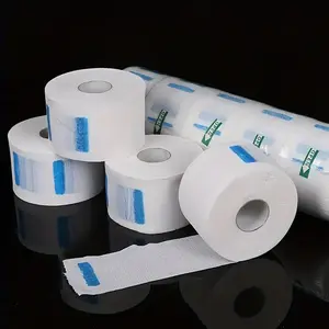 Disposable Hairdressing Neck Paper Rolls, 1 Roll/5 Rolls Elastic Neck Care Paper, Hair Styling Accessories for Salon & Barber Shop
