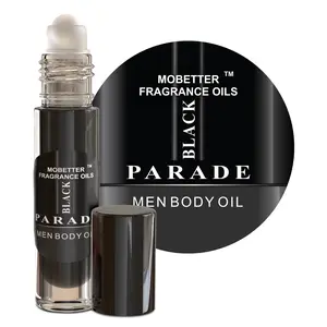 MOBETTER FRAGRANCE OILS Black Parade Cologne men Body Oil 1/3 oz roll on Glass Bottle