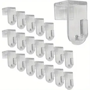 8pcs Window Hooks, Decorative Hooks, Hangers, Transparent, Hangable, Suitable for Windows with A Maximum Folding, Perfect for Window Decoration
