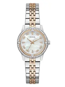GUESS Female Crystal Stainless Steel analogue watch