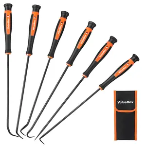 #fathersdaygift ValueMax Pick and Hook Set, Precision Pick Set with Tool Bag, Perfect for Automotive/Electronic Repair, O-Ring/Oil Seal Gasket Puller and Remover(6 Packs)
