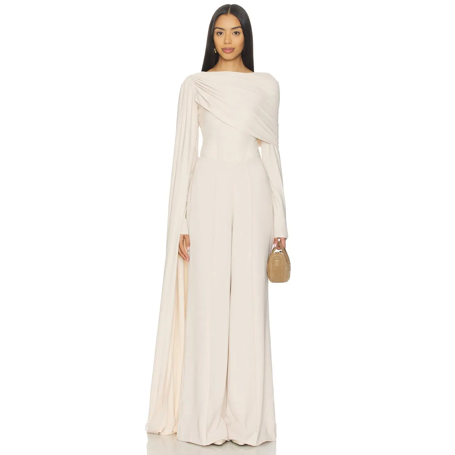 Deme by Gabriella Cobbie Jumpsuit in Egg White
