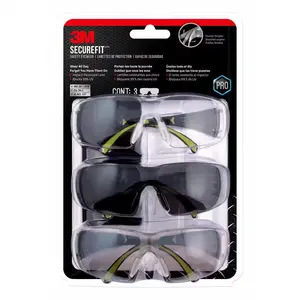 SecureFit 400 Series Black/Neon Green Frame with Anti-Fog Lens Safety Eyewear (3-Pack) SecureFit 400 Series Black/Neon Green Frame with Anti-Fog Lens Safety Eyewear (3-Pack)