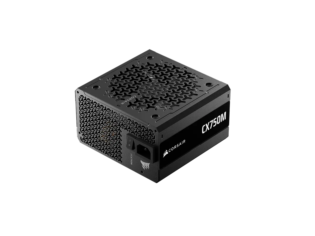 CORSAIR CX750M (2025) Semi Modular ATX 3.1 PCIe 5.1 Low-Noise 750W Power Supply with 12V-2x6 Cable – Cybenetics Bronze Efficiency, LLC Topology, 105°C Capacitors – Black