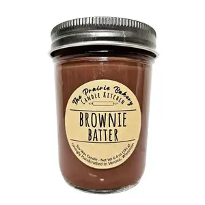 Brownie Batter | Delicious Chocolate Treat Scented Soy Wax Candle | Housewarming Birthday Wedding Gift