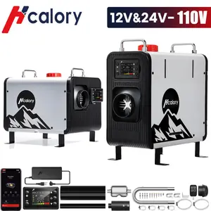 HCALORY 2025 Upgraded 8KW Diesel Heater 12V/24V & AC, All-in-One Portable Air Heater, Top-Rated Brand for RV, Truck, Car & Campers