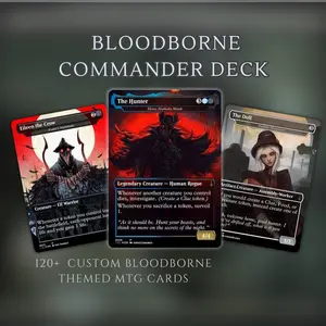 Bloodborne Themed Commander Deck Proxies, Aristocrat/Artifact Combo, 120+  Cards