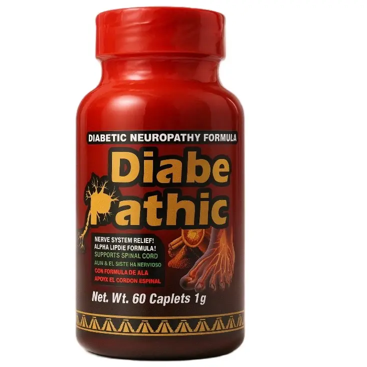 Diabetic Neuropathy Support Tablets, 1g Per Tab Alfa Lipide Formula - Natural Relief for Diabetes-Related Nerve Disorder, 100 Count Dietary Supplement