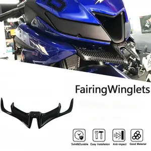 Motorcycle New Front Fairing Winglet Wing Cover Trim for YAMAHA R15 V3 2017 2018 2019 2020 2021 Shark Fin Beak Moto Accessories Motor Parts Accessories