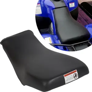 HECASA Complete Seat Compatible with 2005-2025 Honda Recon TRX250 TRX250TE TRX250TM ATV Seat Replacement for 77100-HM8-B40ZA 7100-HM8-B80ZA 77100-HM8-B00ZA Black Leather