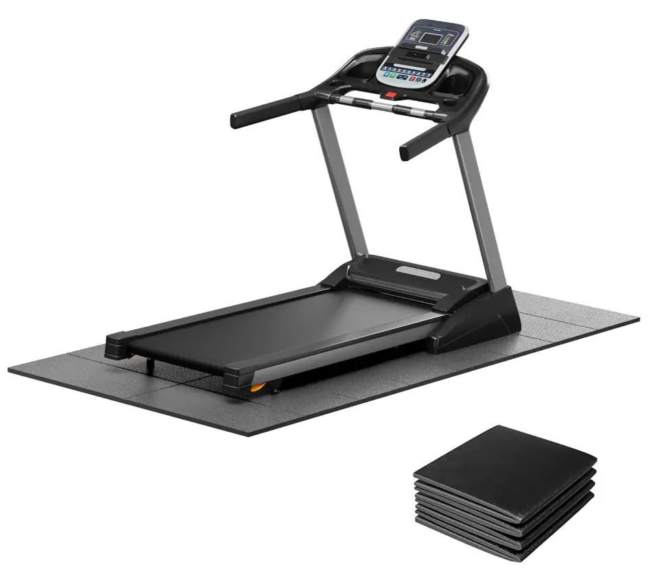 Stepwaver Treadmill Mat for Carpet & Hardwood Floors - 63" × 30", 0.2" | 5mm Thick Non-slip Treadmill Mat for Carpet, Mat for Under Treadmill on Hardwood Floors for Bike, Treadmill,incline walking treadmill