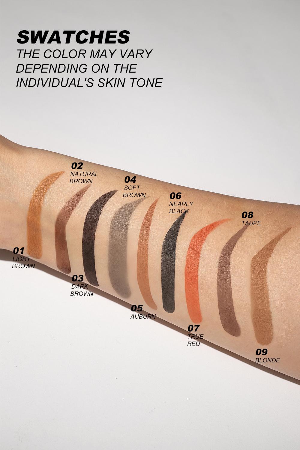 YOUNG VISION Eyebrow & Hairline Contour Kit Eyebrow Powder Pen Stamp Natural Daily Commuter Makeup