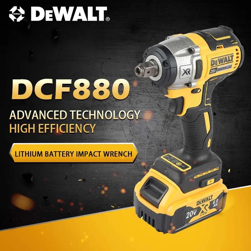 Dewalt DCF880 3300RPM Brushless Impact Wrench High Torque Cordless Electric Wrench Tire Repair Tool 20V Rechargeable Power Tools