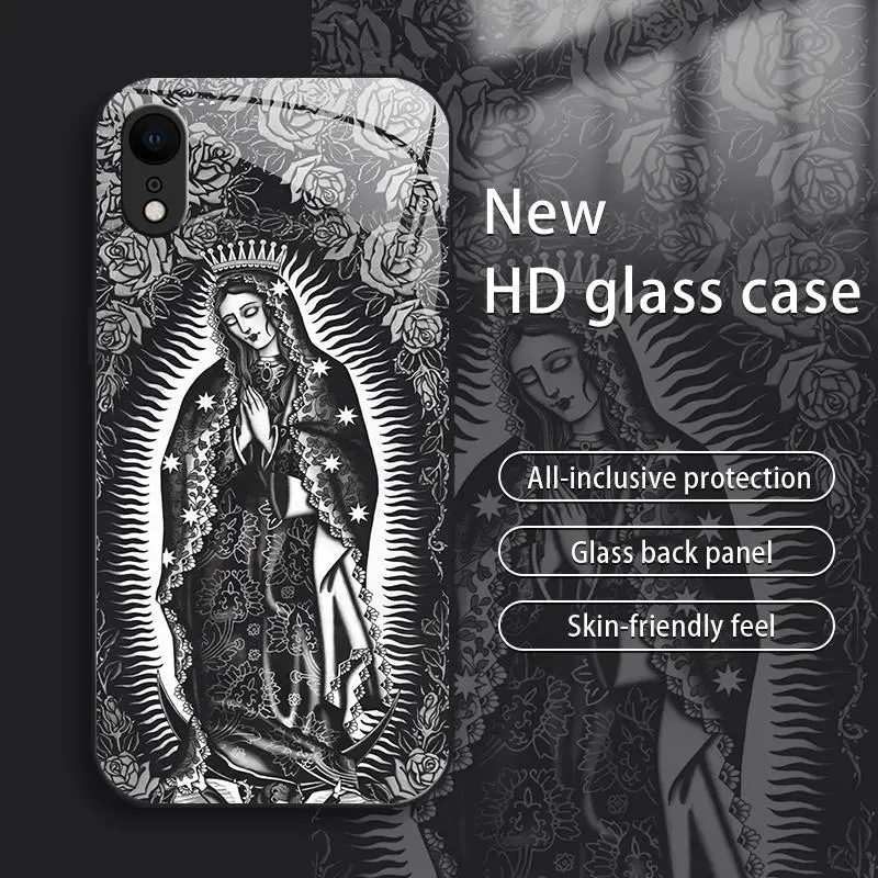 Suitable for [iPhone Xr] New high-end simple environmentally friendly glass mobile phone case New business simple explosion-proof glass mobile phone case Affordable environmentally friendly anti-fall and anti-fingerprint 995