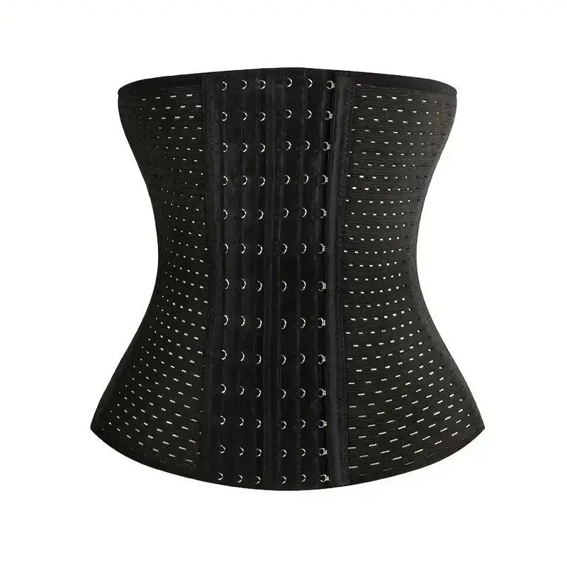 Solid Color Minimalist Women's Waist Trainer Fit, Tummy Control Body Shaper Wrap, Gusset Belly Wrap, Postpartum Body Shaper, Maternity Supplies, High Waisted Shapewear, Compression Waist Shapewear, Polyester, Spandex