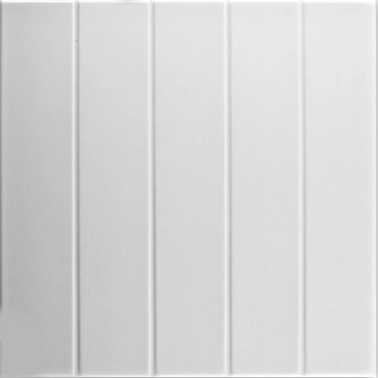 A La Maison Ceilings #R104 Durable Polystyrene Glue-Up Beadboard Ceiling Tiles, 20 in x 20 in, for Home & Commercial Spaces, Affordable Home Decor (Pack of 8, 21.6 sqft)