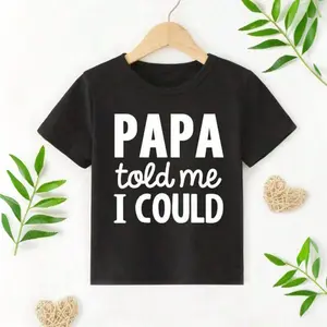 Boy's Slight Elastic Cotton Cartoon T-Shirt - Kids' Casual Style Shirt, Short-Sleeve Comfy Summer Top, Machine Washable, Tshirt Graphic Tees