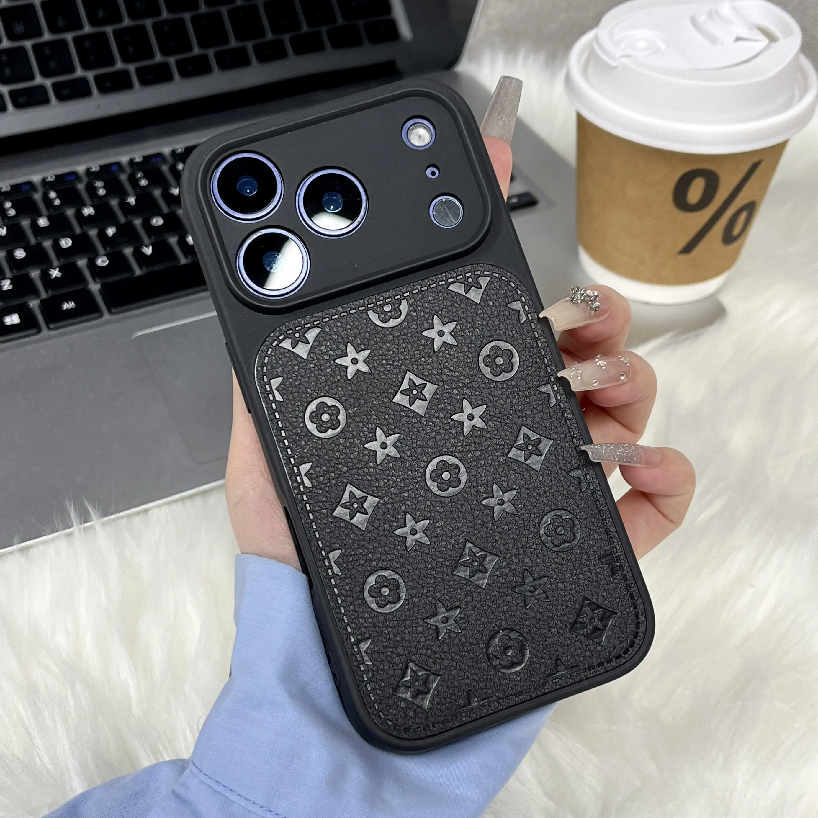 iphone 15 pro max men black burberry case - TikTok Shop