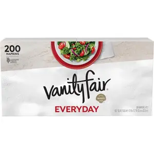 Everyday Paper Napkins, 200 Count, Disposable Napkins Made Soft And Smooth For Everyday Meals