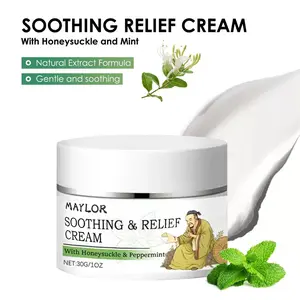 MAYLOR Herbal Sensitive Skin Cream - Soothing Relief Moisturizer for Eczema Prone Skin Calming Hydration for Face and Body Daily Gentle Lightweight Non Irritating Formula for Dry Skin Care with Natural Botanicals Fragrance Free Dermatologist Tested