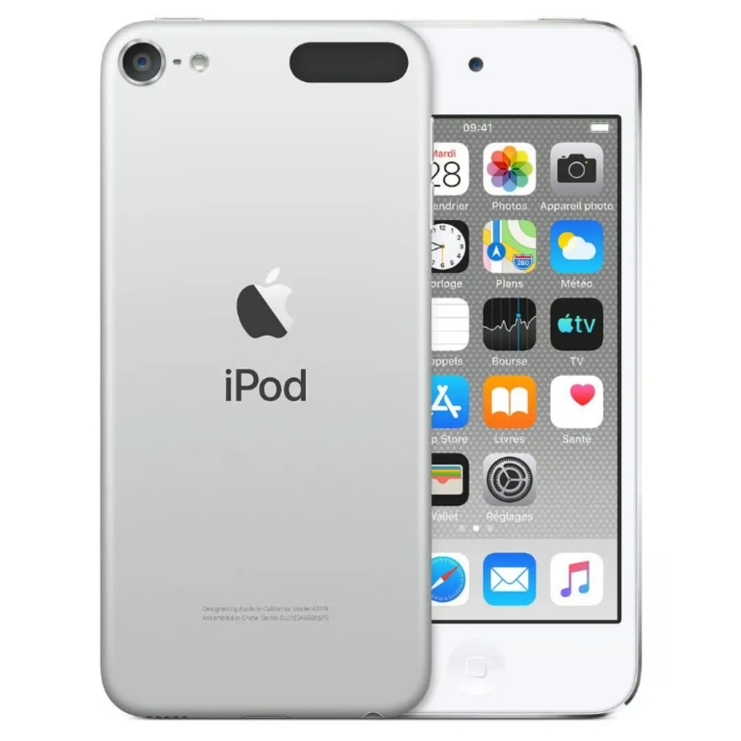 Refurbished Apple iPod Touch 7th Gen 4.0" Retina Display Silver 2019 32GB with A10 Fusion Chip & Charger Accessory | (Excellent Condition)