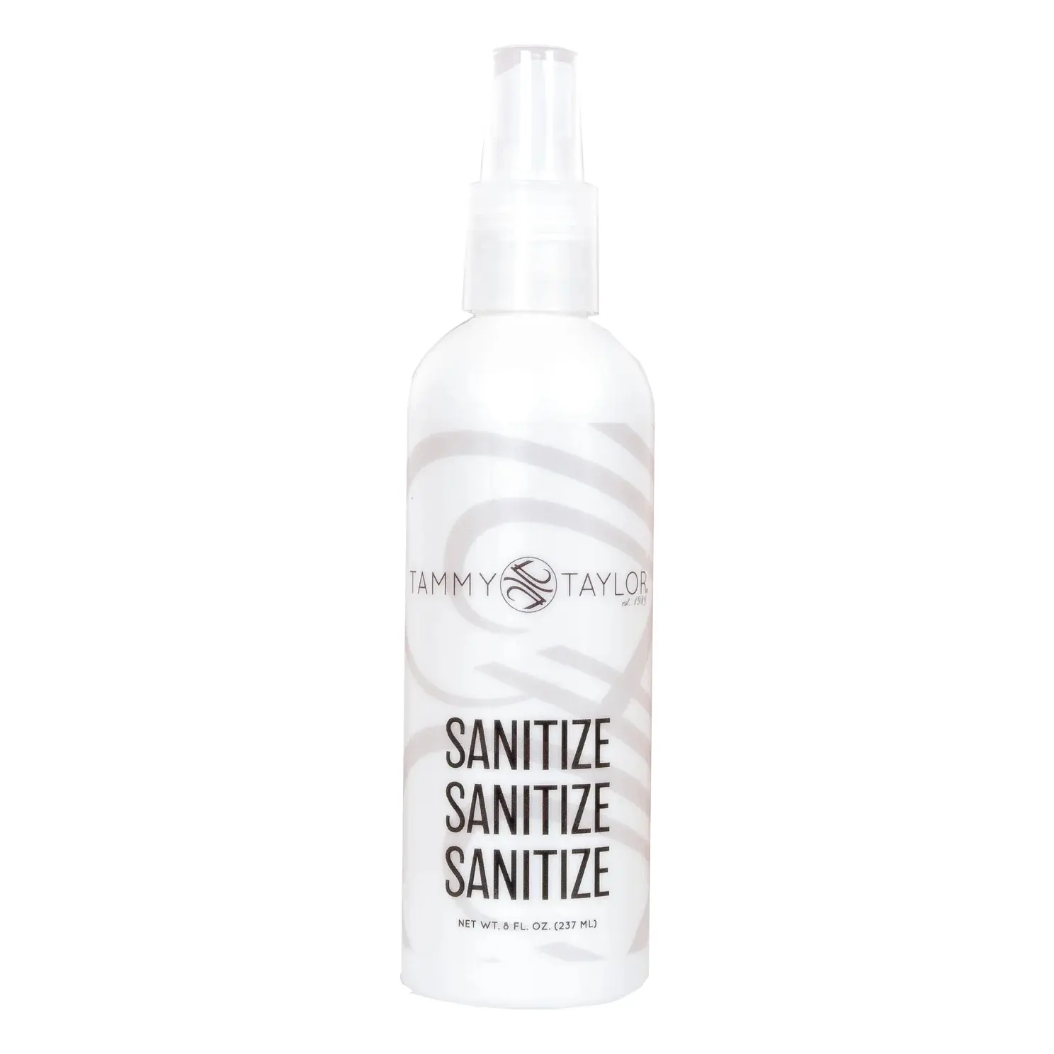 Tammy Taylor Nails Glass Spray Sanitize – 3.3oz | Peach, Gardenia & Fragrance-Free | Powerful Skin & Surface Sanitizer